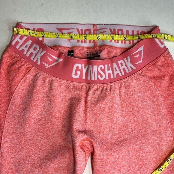 Gymshark Women's Pull-On Flex Compression Leggings Heather Coral Small Booty - Picture 6 of 7